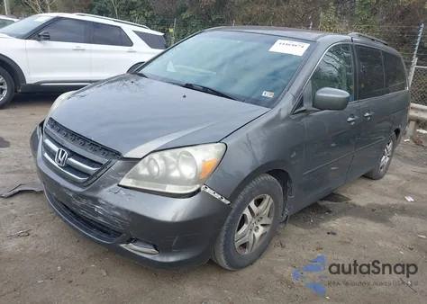 2007 Honda Odyssey Ex z USA, uszkodzony, nr VIN 5FNRL38457B407072